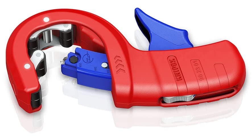 Knipex | 90 23 01 BK | DP50 Plastic Drain Pipe Cutter (50mm Capacity)