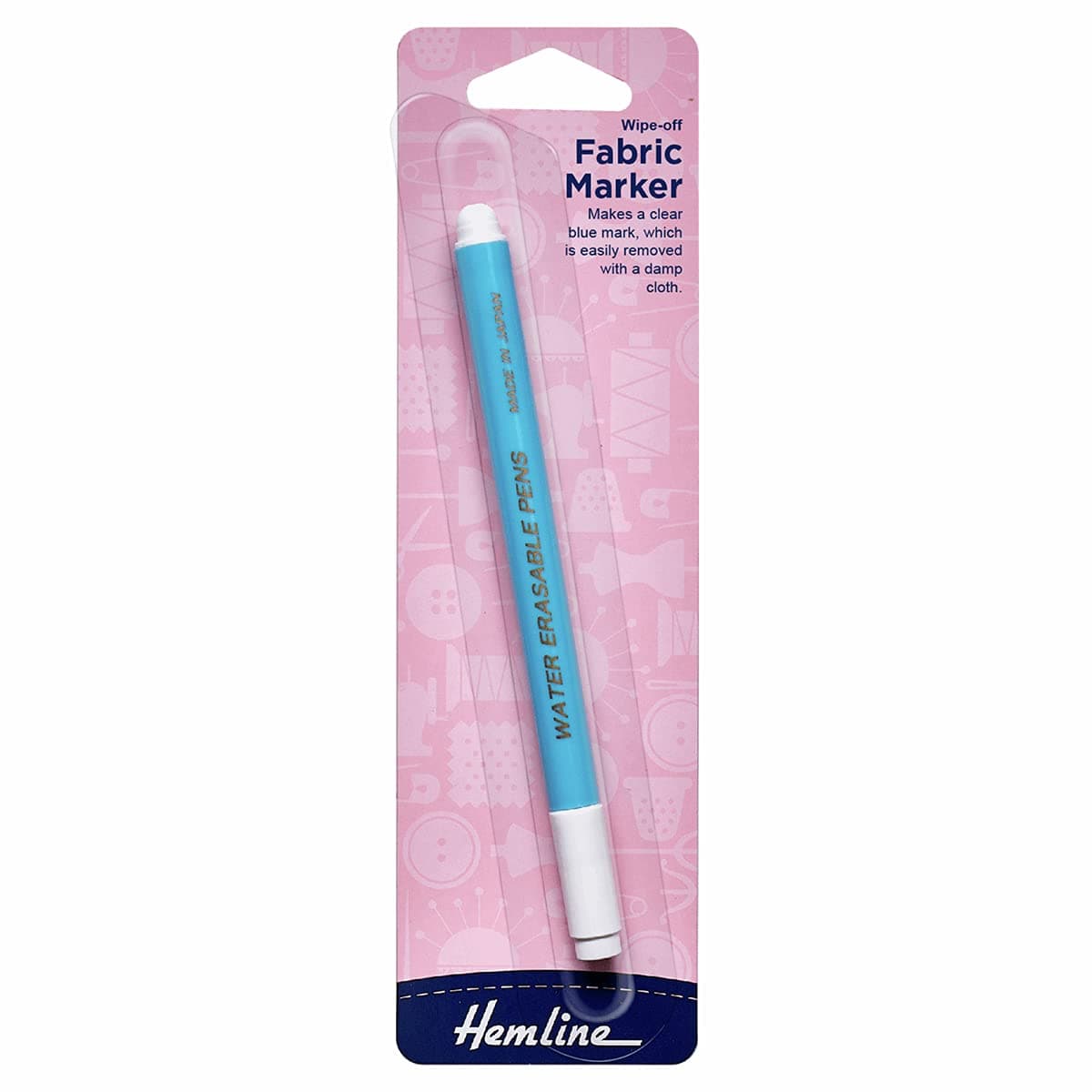 Hemline Fabric Marker: Wipe Off/Wash Out