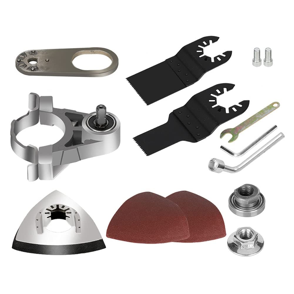 GoolRC Angle Grinder Refit To Polishing Cutting Tool Accessories Set Wood Cutting Polishing Open Hole Metal Rust Removal Shovel Nails Wall Grinding Utility Modification Tool Set Multipurpose Household