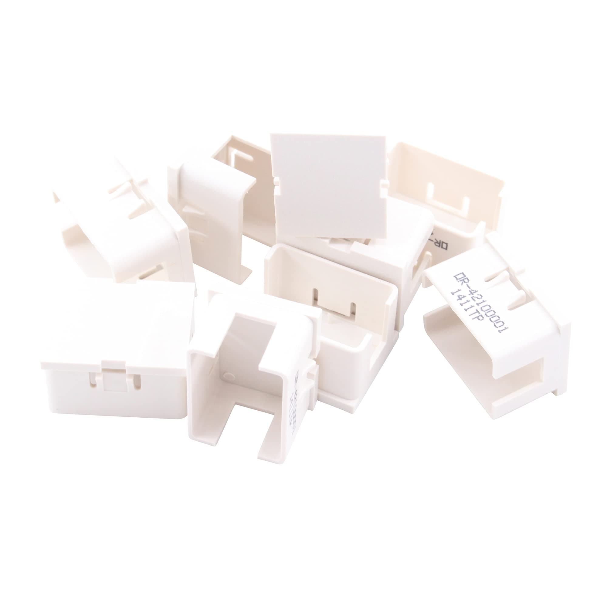 Ortronics OR-42100002 TracJack Blank Module, Fog White (10 Pack)
