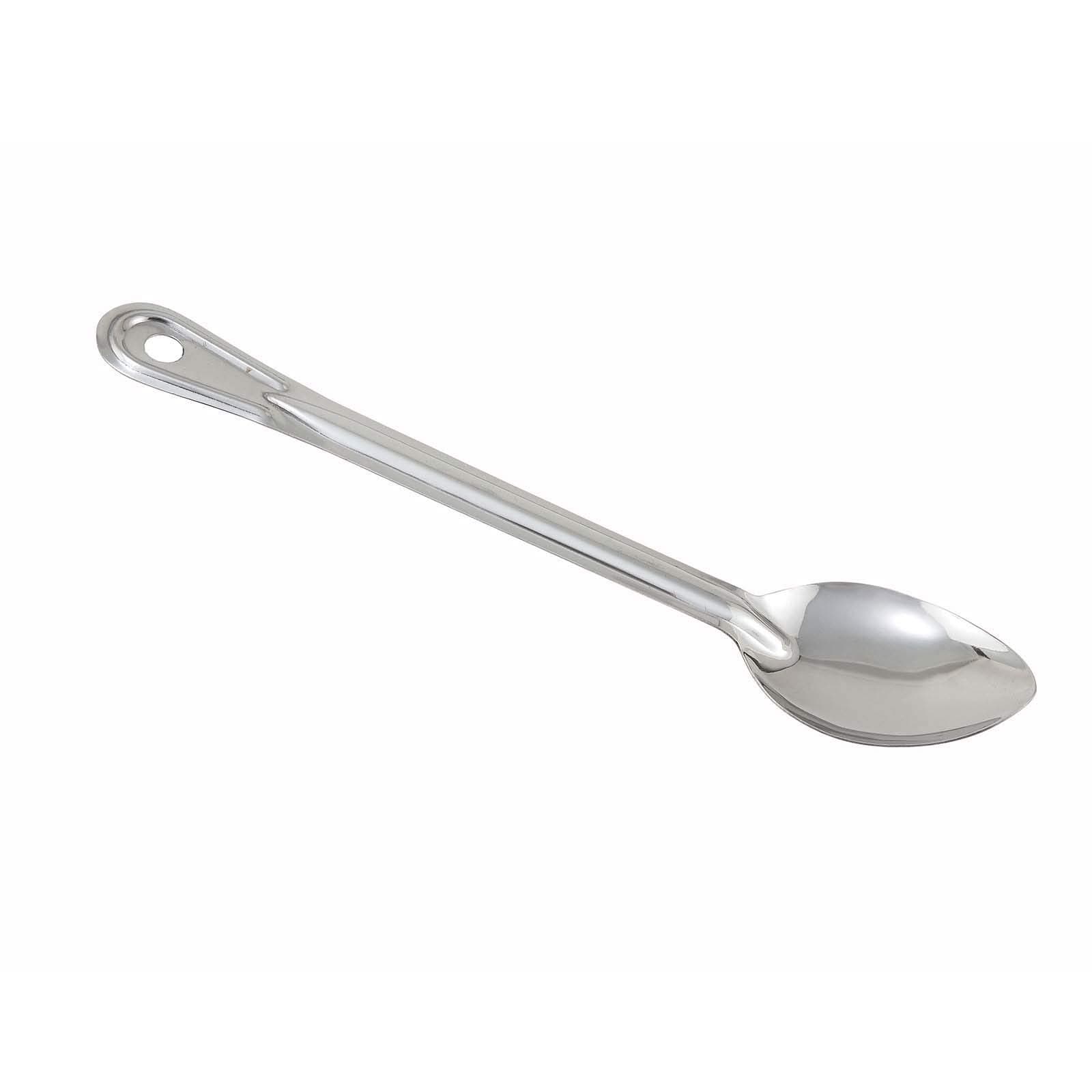 Winco BSOT-13 Solid Stainless Steel Basting Spoon, 13-Inch,Medium