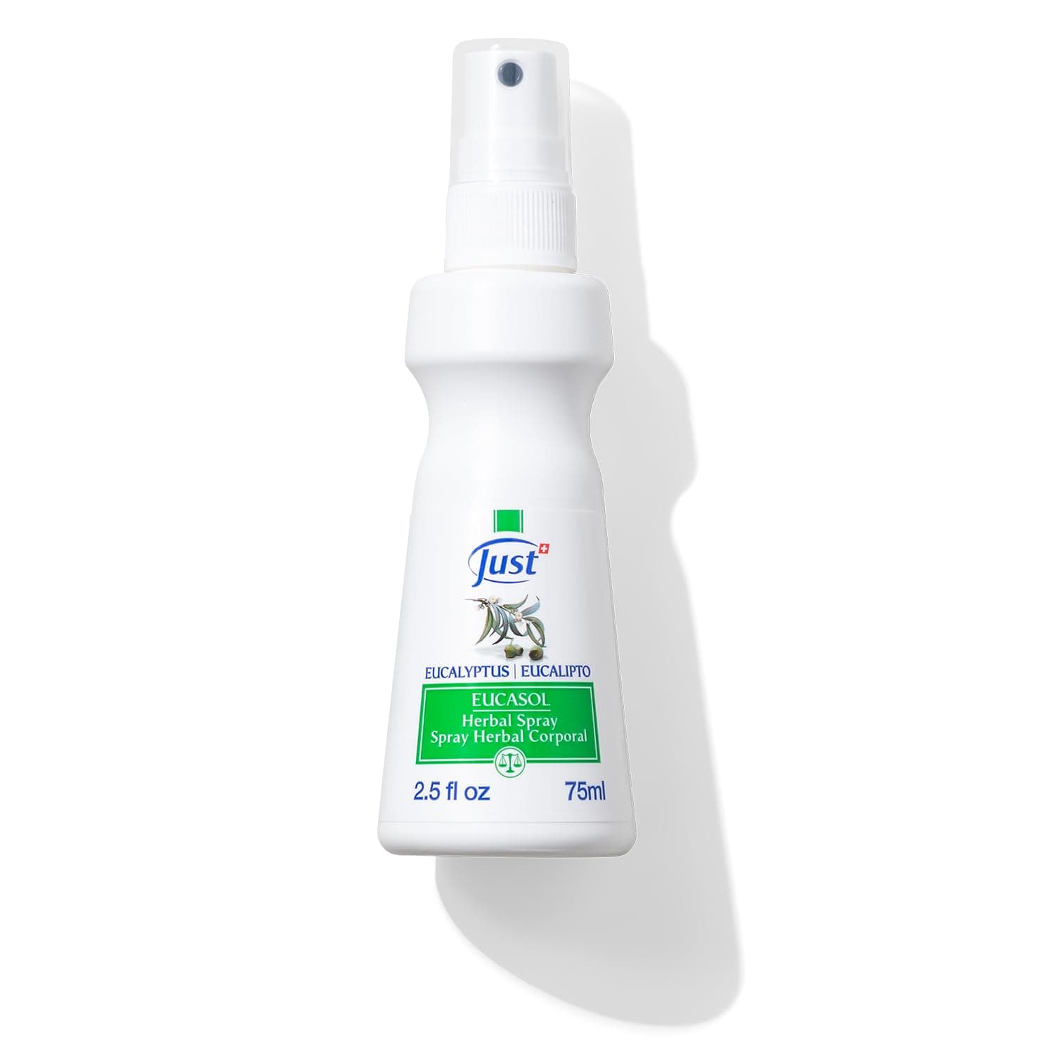 SwissJust Eucalyptus Spray 75ml. Enriched With Eucalyptus Essential Oil. Alternative Room, Pillow Or Fabric Spray