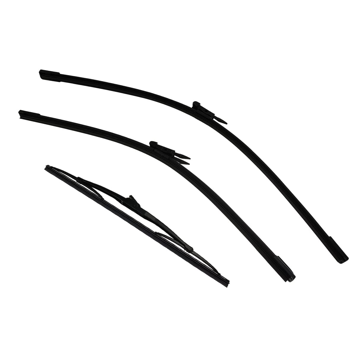 Front & Rear Wiper Blade Set Compatible With For LAND ROVER FREELANDER 2 SUV 2006-2014