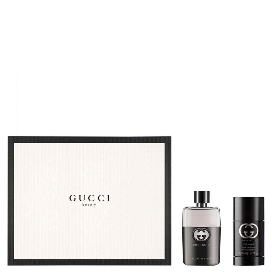 Gucci Guilty for Men 2 Piece Set (1.7 Oz Eau De Toilette Spray + 2.5 Deodoran Stick)