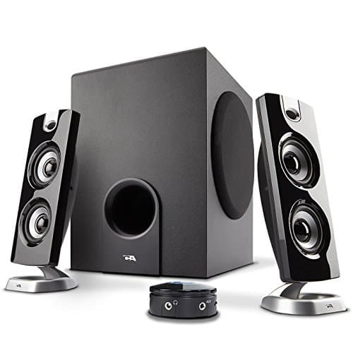 Cyber Acoustics CA-3602a 62W Desktop Computer Speaker with Subwoofer - Perfect 2.1 Gaming and Multimedia PC speakers