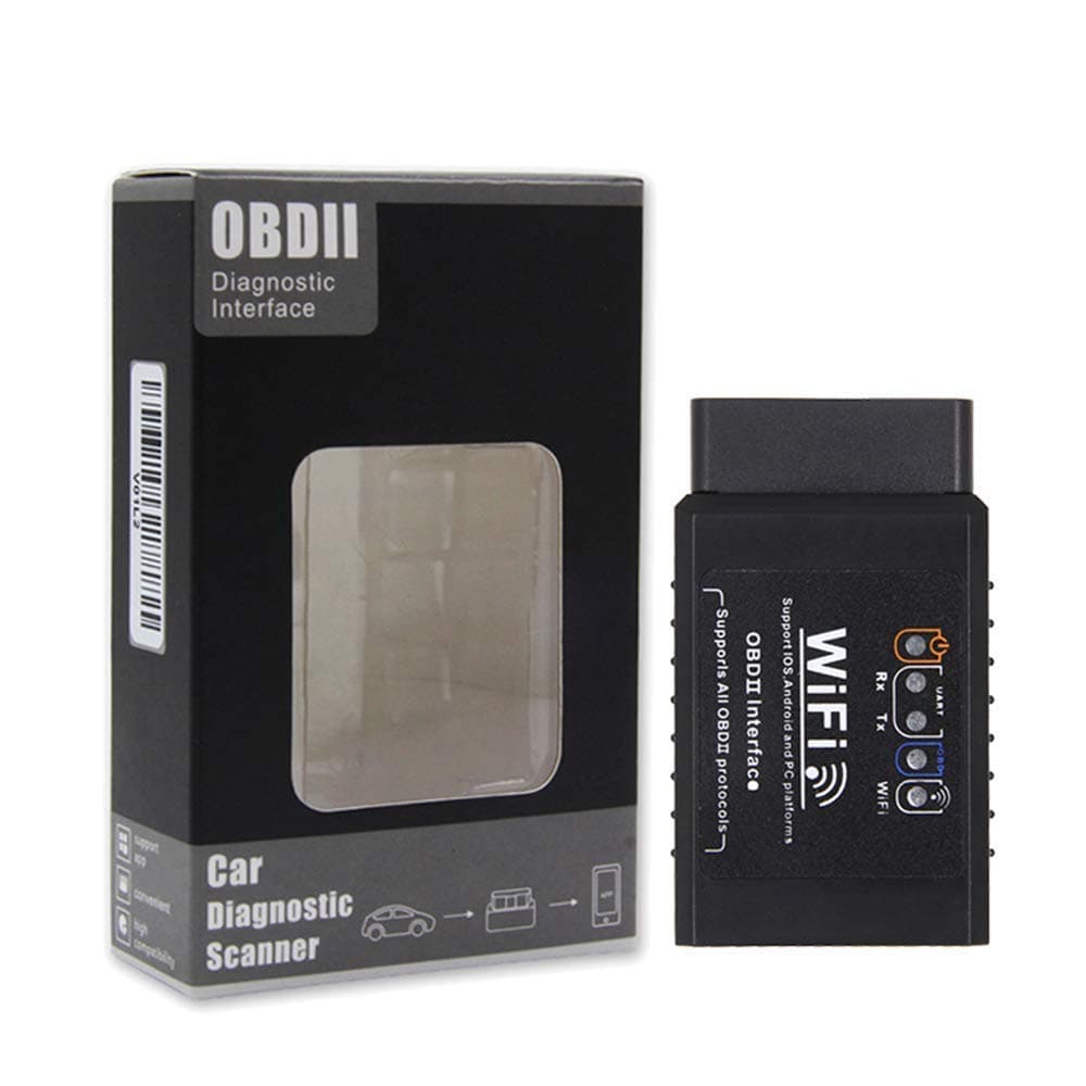 Mr Auto Wireless OBD2 Car Code Reader Scan Tool OBD Scanner Connects Via WiFi With IOS, Android & Windows Device, Features 3000 Code Database, For Most Vehicles, Diagnose Your Car Like a Pro!