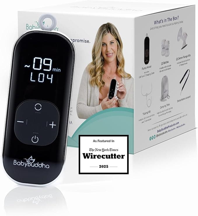 Breast Pump 2.0 - Portable & Compact with 3 Modes & 21 Levels of Control - Battery Powered Electric Hands Free Breast Milk Pump - Quiet Single/Double Wearable Breast Pump - New Model!