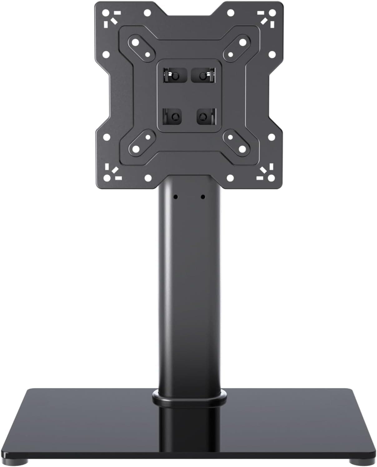 Universal TV Stand Base, Table Top TV Stand for 17-43 Inch LCD/LED TVs, Height Adjustable Monitor Mount Stand with Tempered Glass Base Holds up to 88lbs VESA 200x200mm, TS103