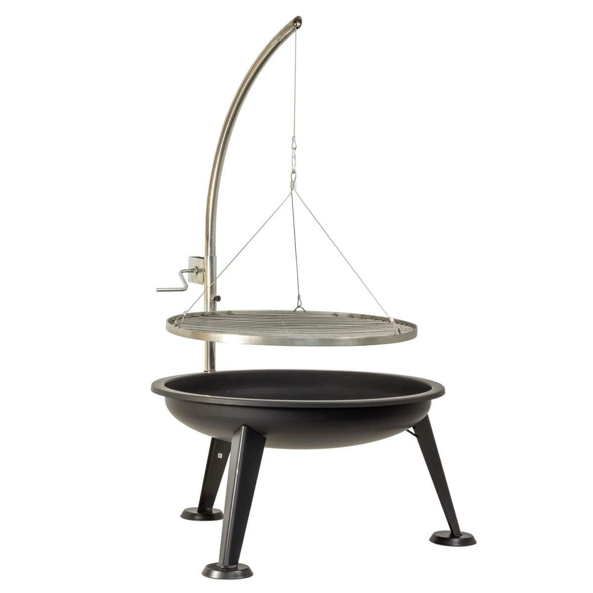 Antikas - Swing Grill - Modern Campfire - Chic Design - Large Fire Bowl on Feet