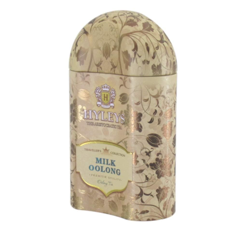 Hyleys Milk Oolong Chinese Medium Leaf Tea in Tin 3.52 Ounce (100g) - Traveller's Collection