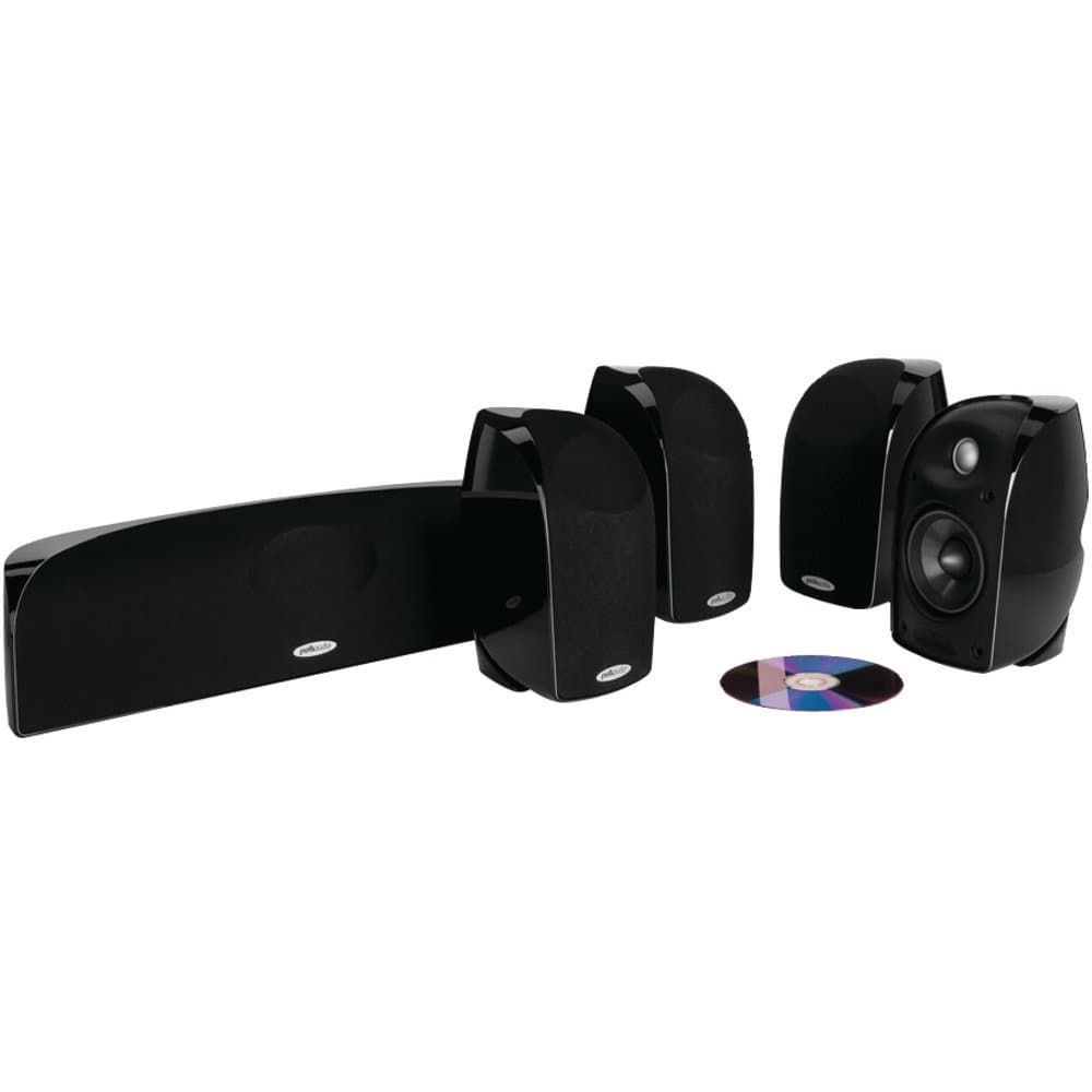 Polk AudioTL250 5-pack Compact, High Performance Home Theater System (5-pack, Black)