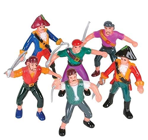 2.5 Inch Pirate Figures,12 Pieces per Order