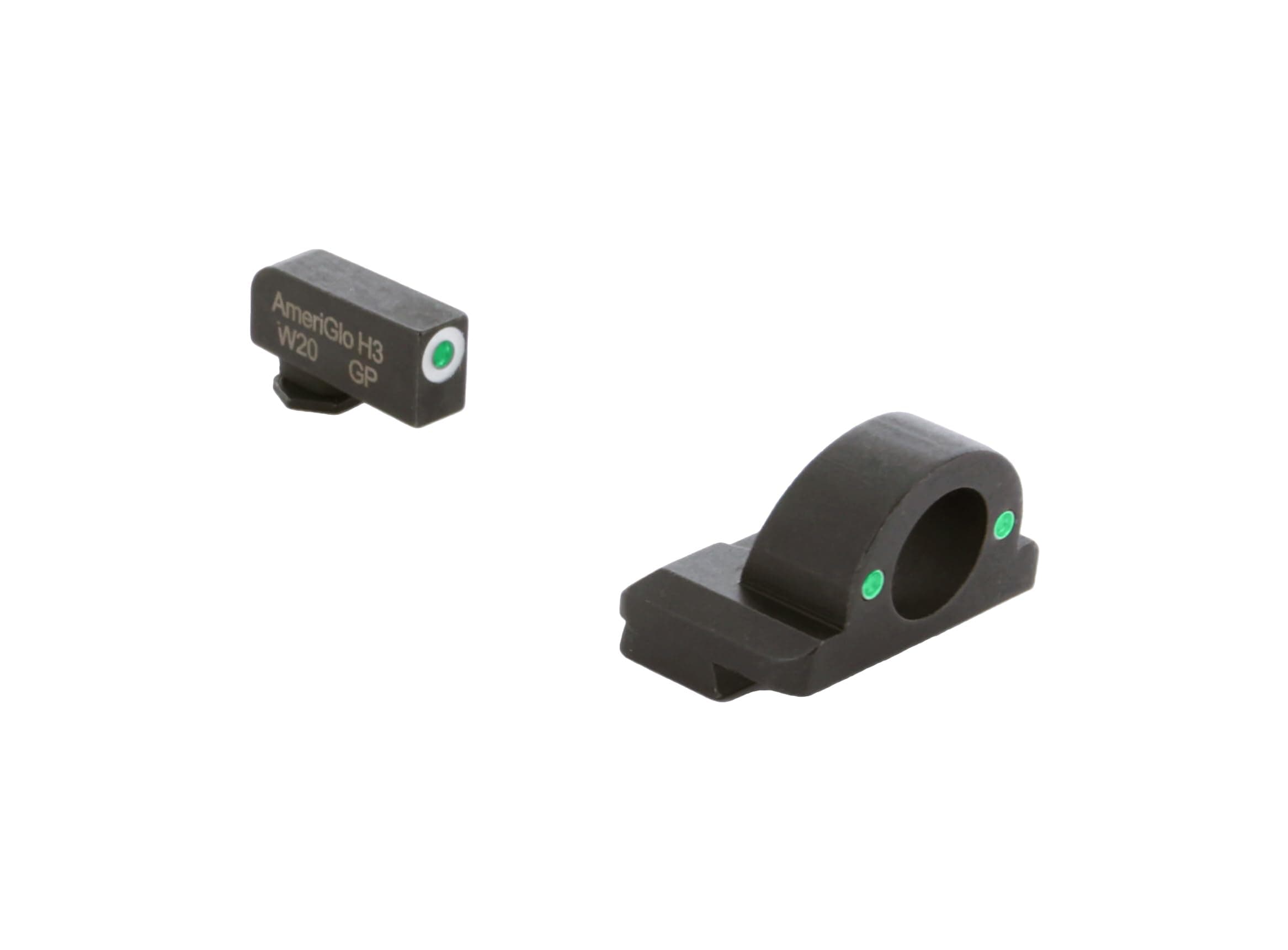 Ghost Ring Series Sight Set for Glock - Fits Gen 1-4 9mm/.40/.380, Gen 5 10mm/.45