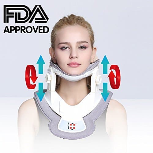 Neck Stretcher, Cervical Collar Traction Device, Neck Support Brace, Inflatable Cervical Pillow with Collar Adjustable for Home Use - Amazon Vine