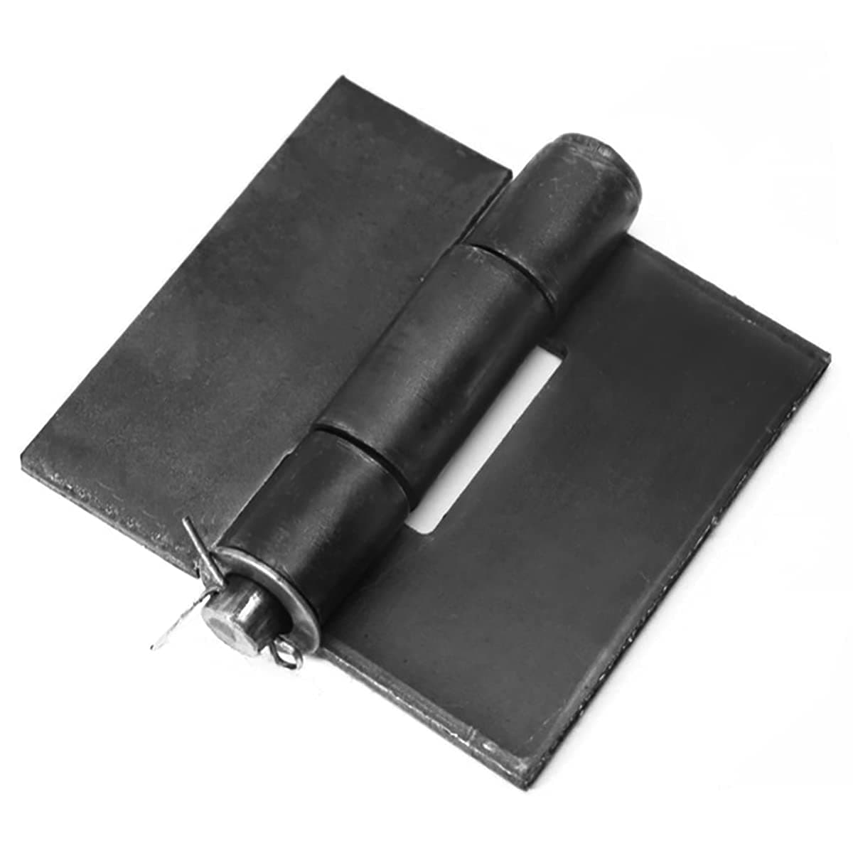 4 Pack 4-1/2" x 4-1/4" Weldable Door Hinges, Heavy Duty Metal Weld On Gate Butt Hinges for Trailer Ramp Garage, 4.7 mm Thick