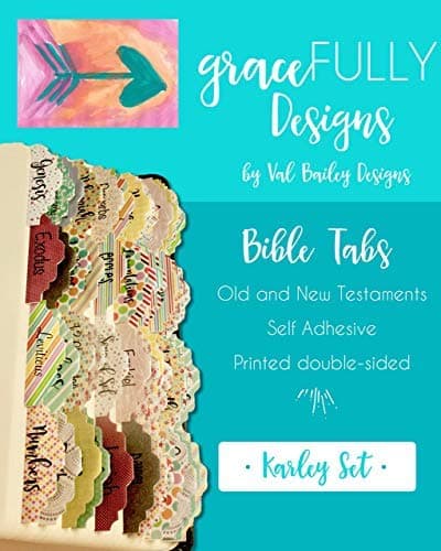 Gracefully Designs - Laminated Bible Tabs (Karley)