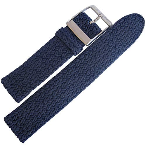 Eulit Palma Pacific 22mm Navy Blue Perlon Watch Strap