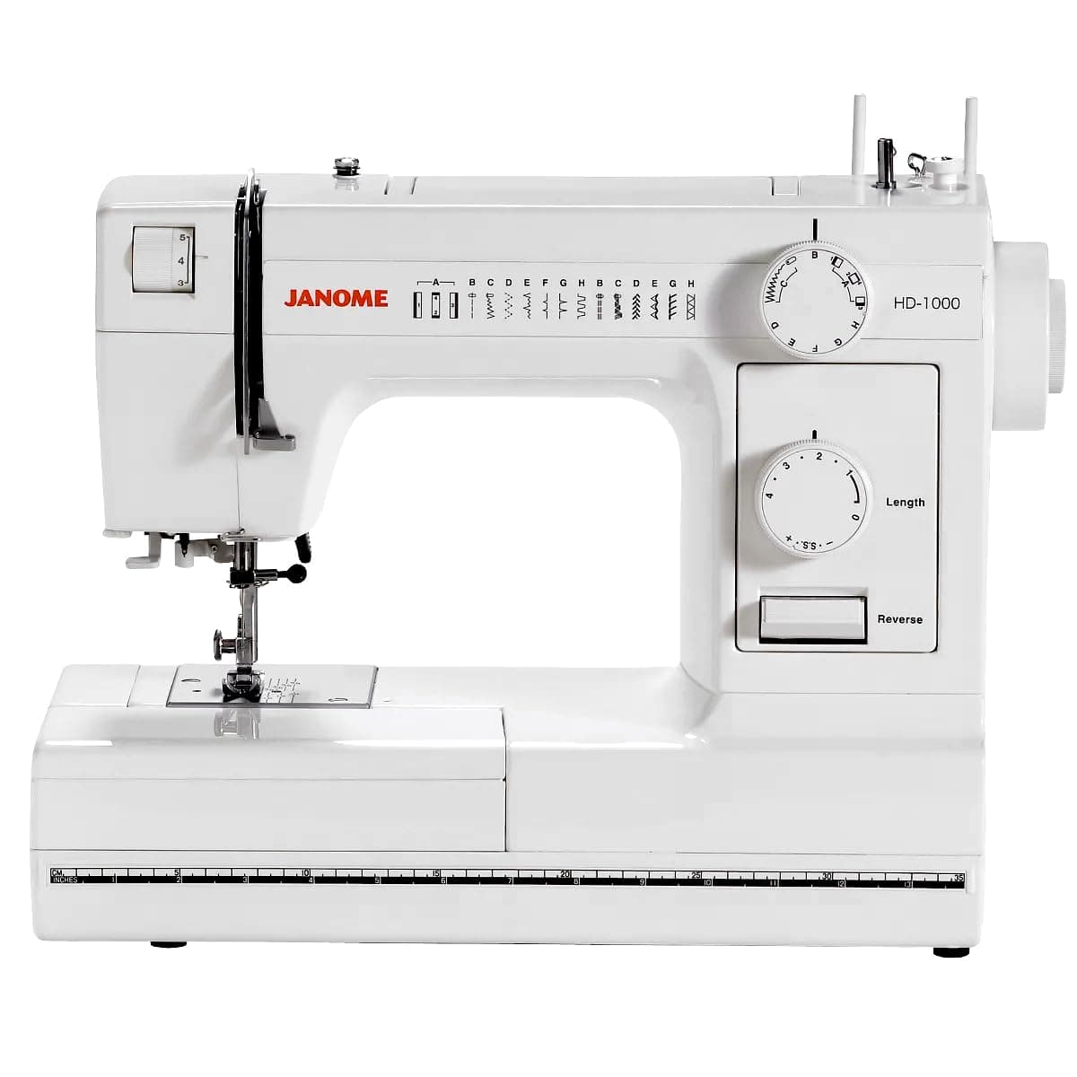 Janome HD1000 Heavy-Duty Sewing Machine with 14 Built-In Stitches