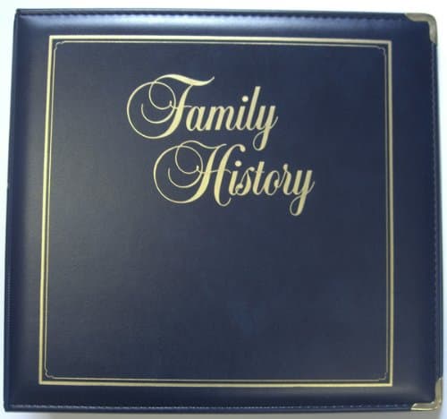 Executive Family History Binder, Navy