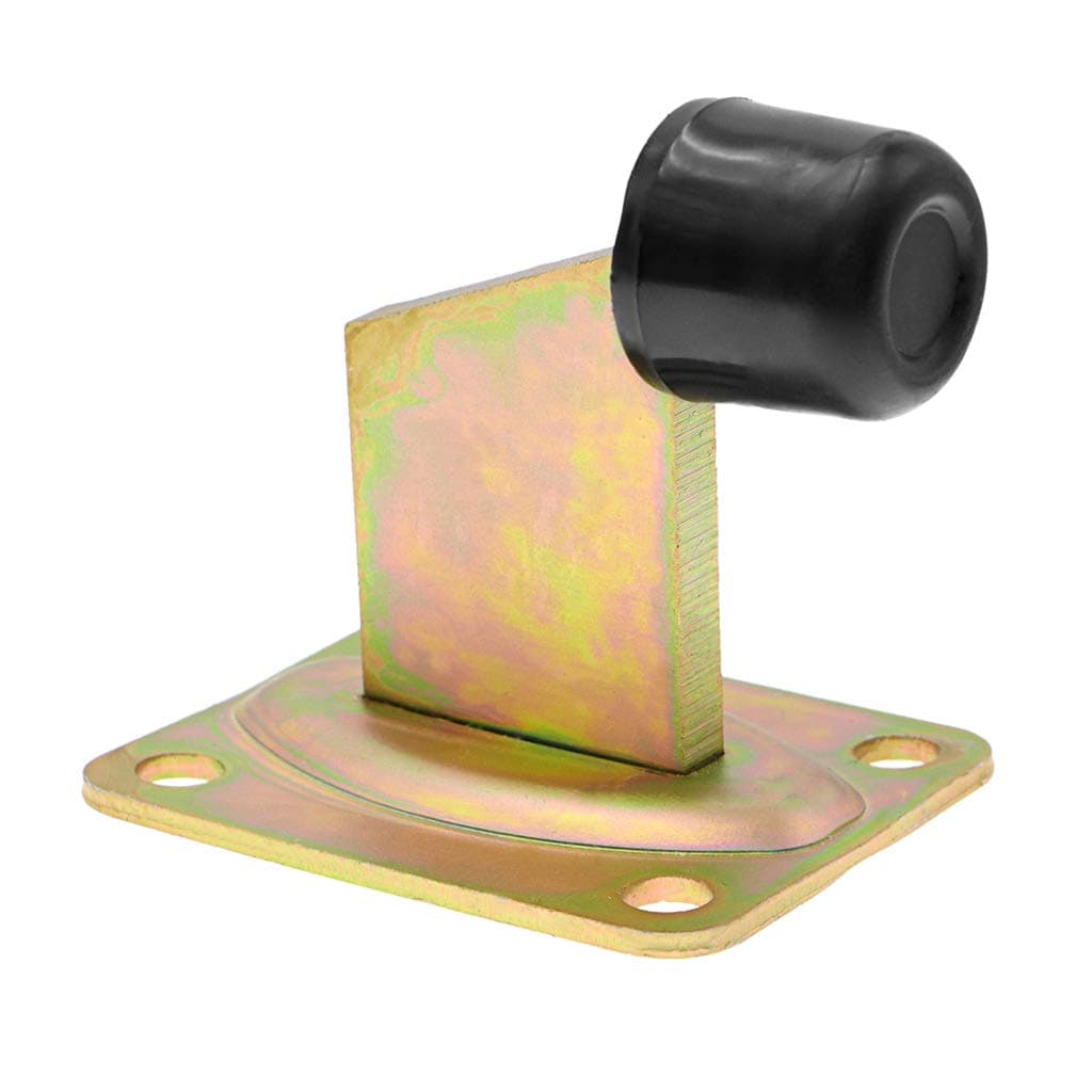 Skelang Gate End Stop Floor, Sliding Gate Stop with Base, Heavy Duty Gate Stopper Mount for Sliding Driveway Gate, Swing Door, Rolling Gate