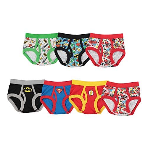 DC Comics boys Justice League Multicharacter Underwear Multipacks UNDERWEAR (pack of 7)