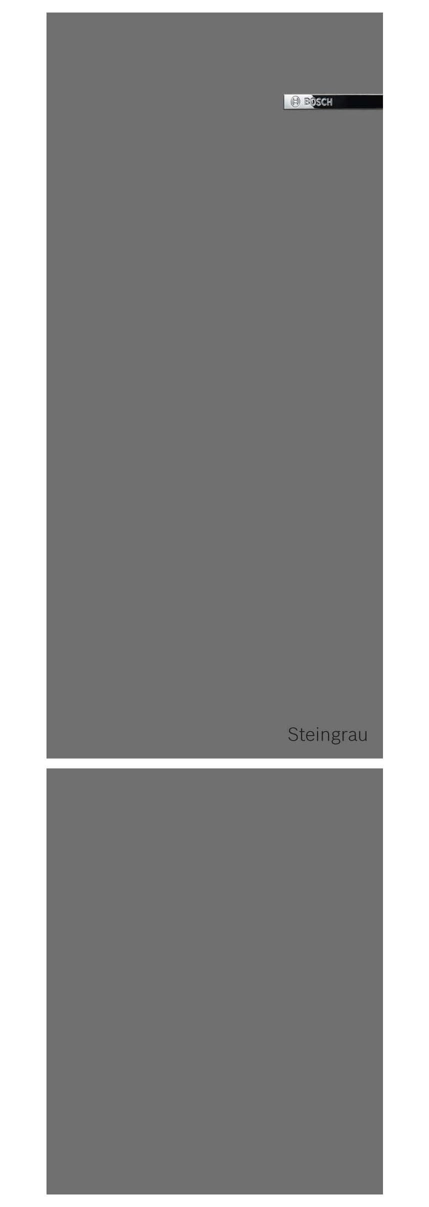 Bosch KSZ1BVG00 Accessory for VarioStyle Fridge zer Combinations/Interchangeable Door Front/Colour: Stone Grey