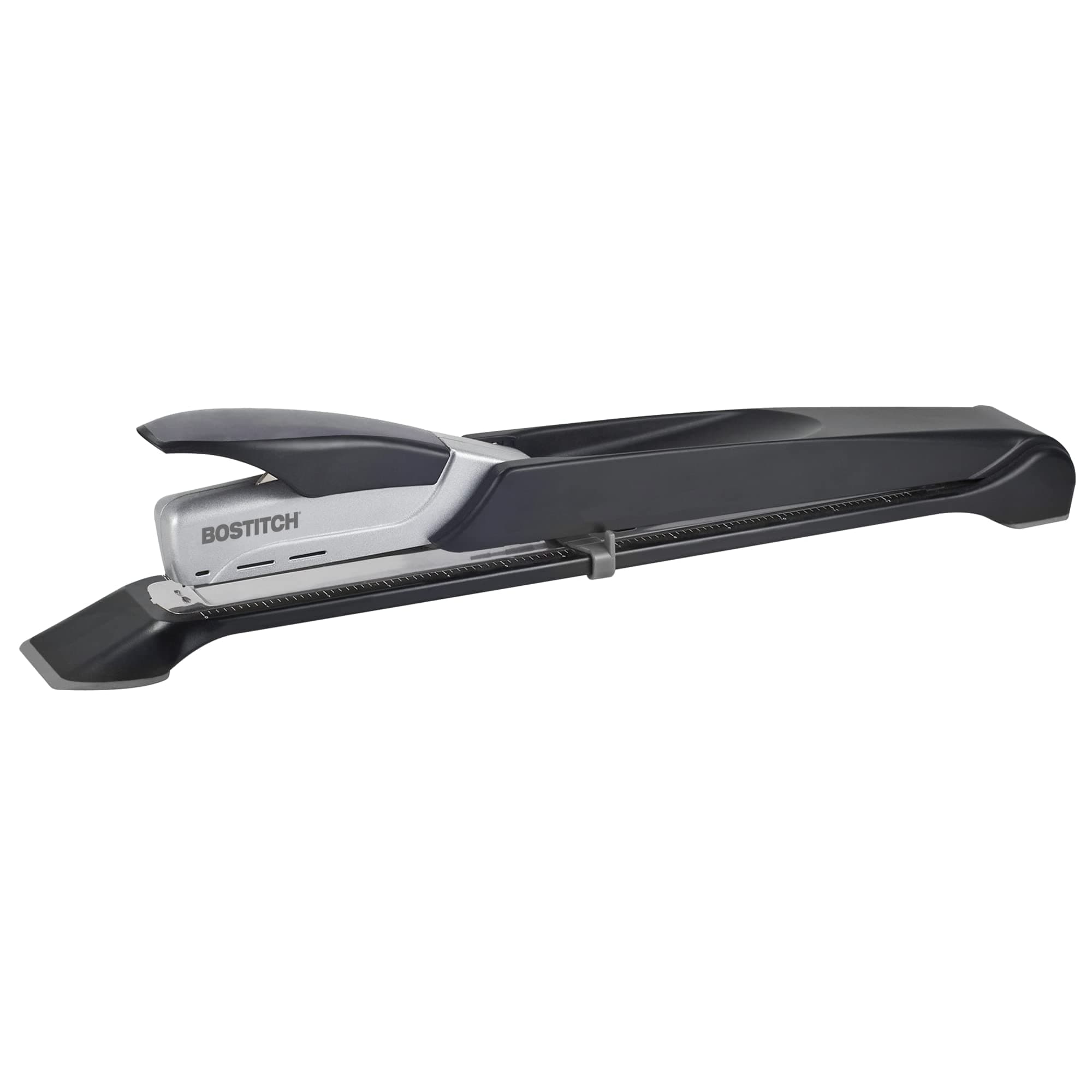 PaperPro Bostitch Booklet Stapler - One Finger, No Effort, Spring Powered, Long Reach Stapler - Silver (1610)