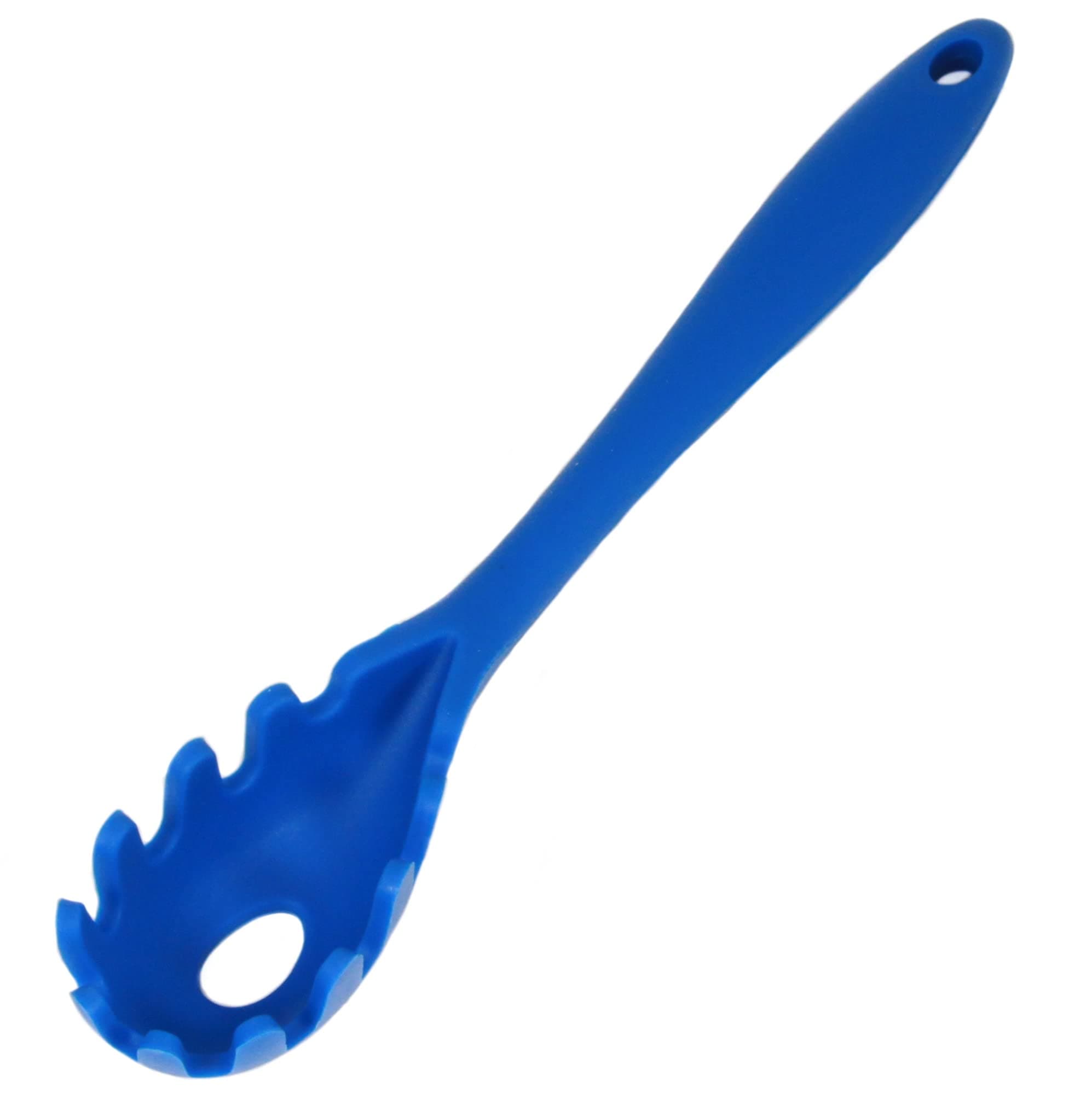 Chef Craft Premium Silicone Spaghetti/Pasta Fork, 11.5 inch, Blue