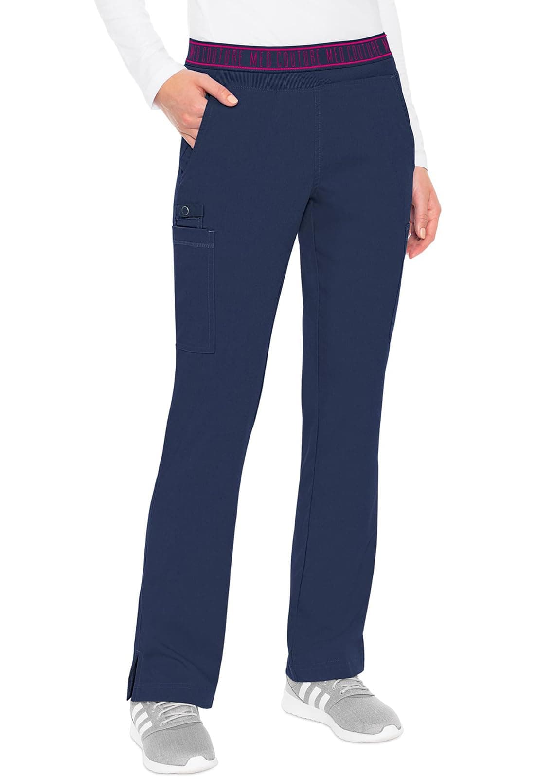 Women's Yoga Pull-On Pant with 7 Pockets Ultra-Soft Rib-Knit Waistband and 2-Way Stretch Technology - MC7739