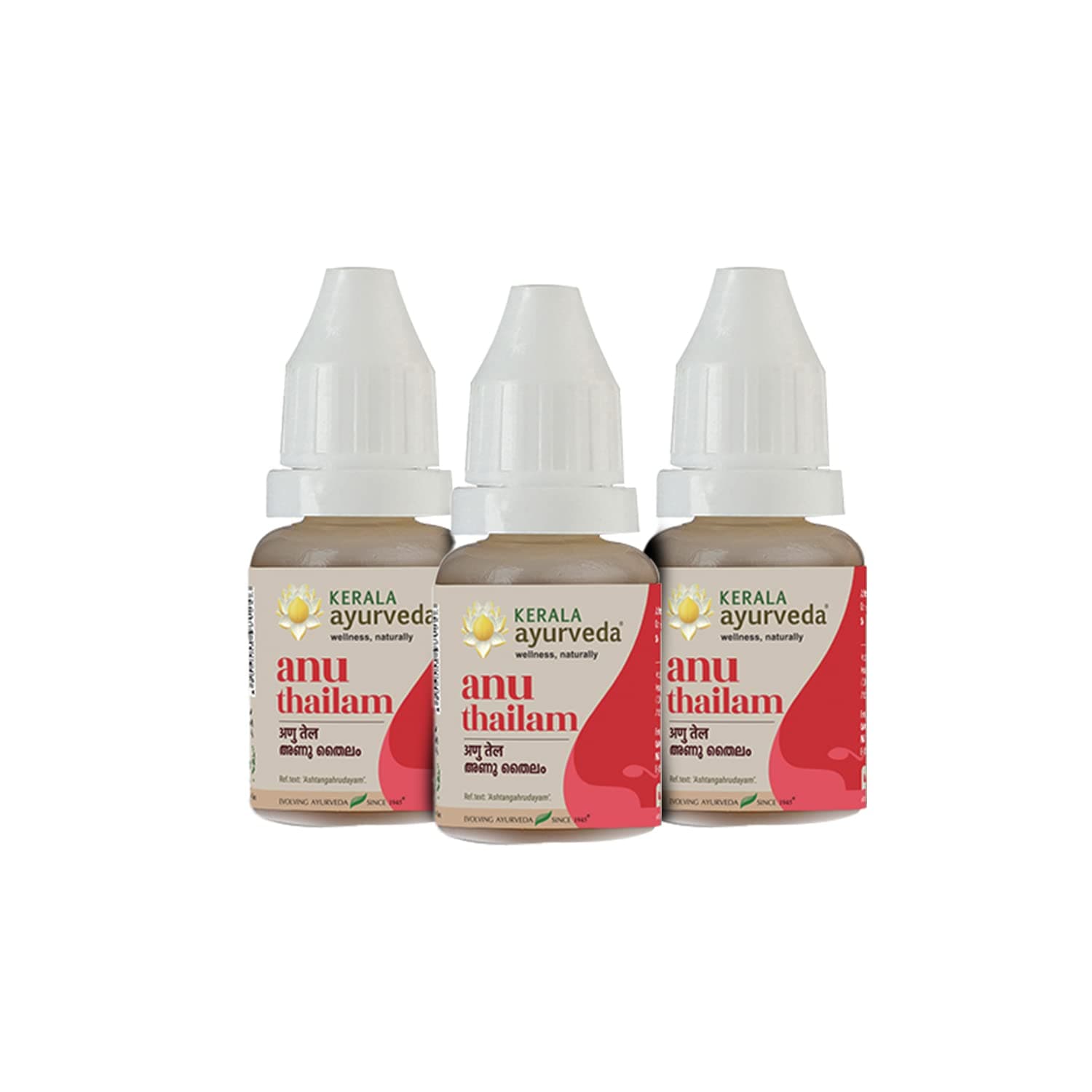 Kerala Ayurveda Anu Thailam(10 Ml) - Pack of 3