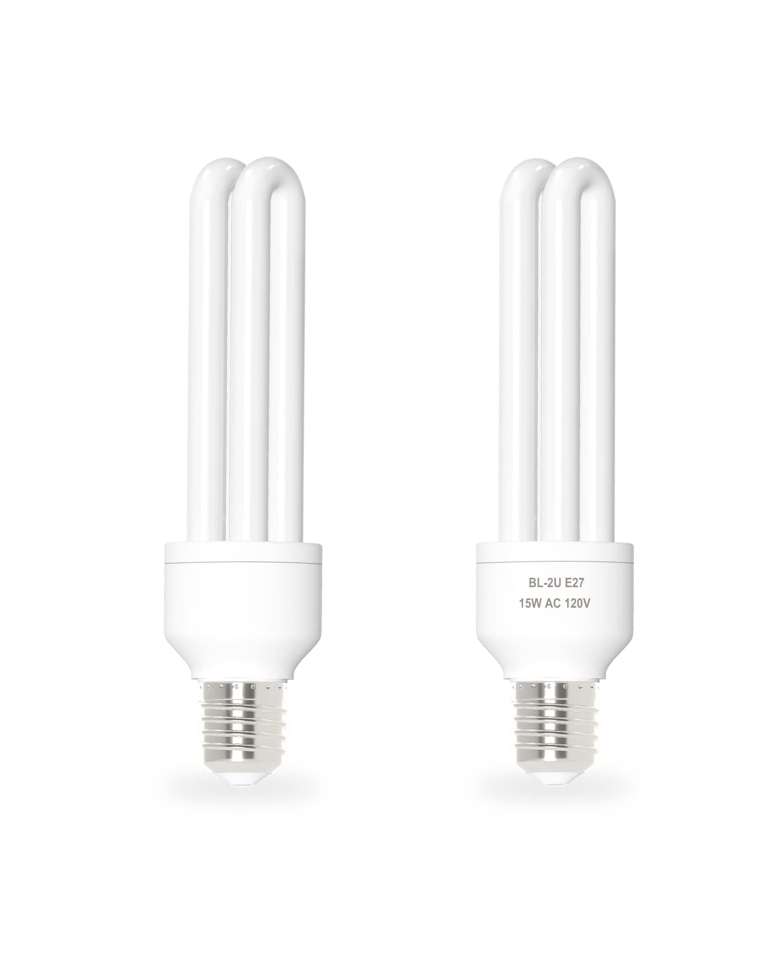 Dichroma E27 15W U Type Replacement Bulb for 15W Bug Zapper, Compatible with HOMESUIT, Yluces, POWIFY, Keuomy, YISSVIC, and Other Models (2 Pack)