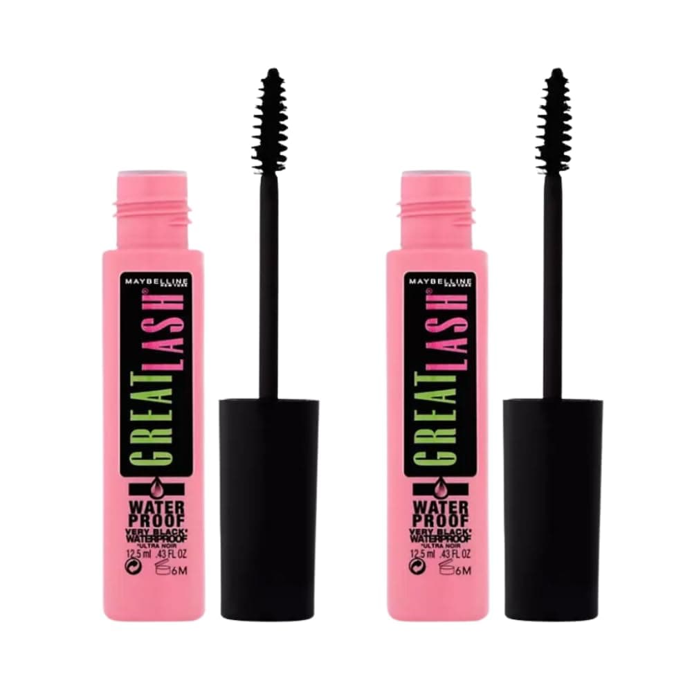 Great Lash Waterproof Mascara - Very Black - 2 Pack