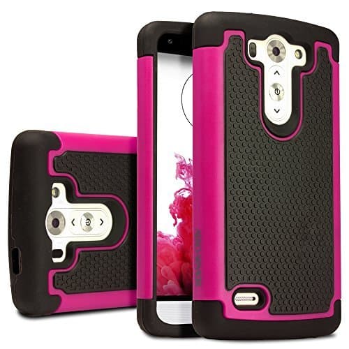 AERO ARMOR Protective Case for LG G3 Vigor - Hot Pink (Compatible with LG G3 Vigor, G3 Mini Version Only)
