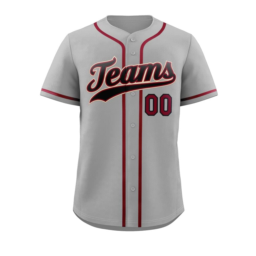 Custom Blank Baseball Jersey Button Down Shirts Personalized Team Sports Uniforms for Men/Women/Boy