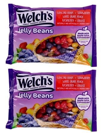 Welch's Fruit Flavor Jelly Beans, 2 Pack Candy Snacks & Sweets, by Frankford ...