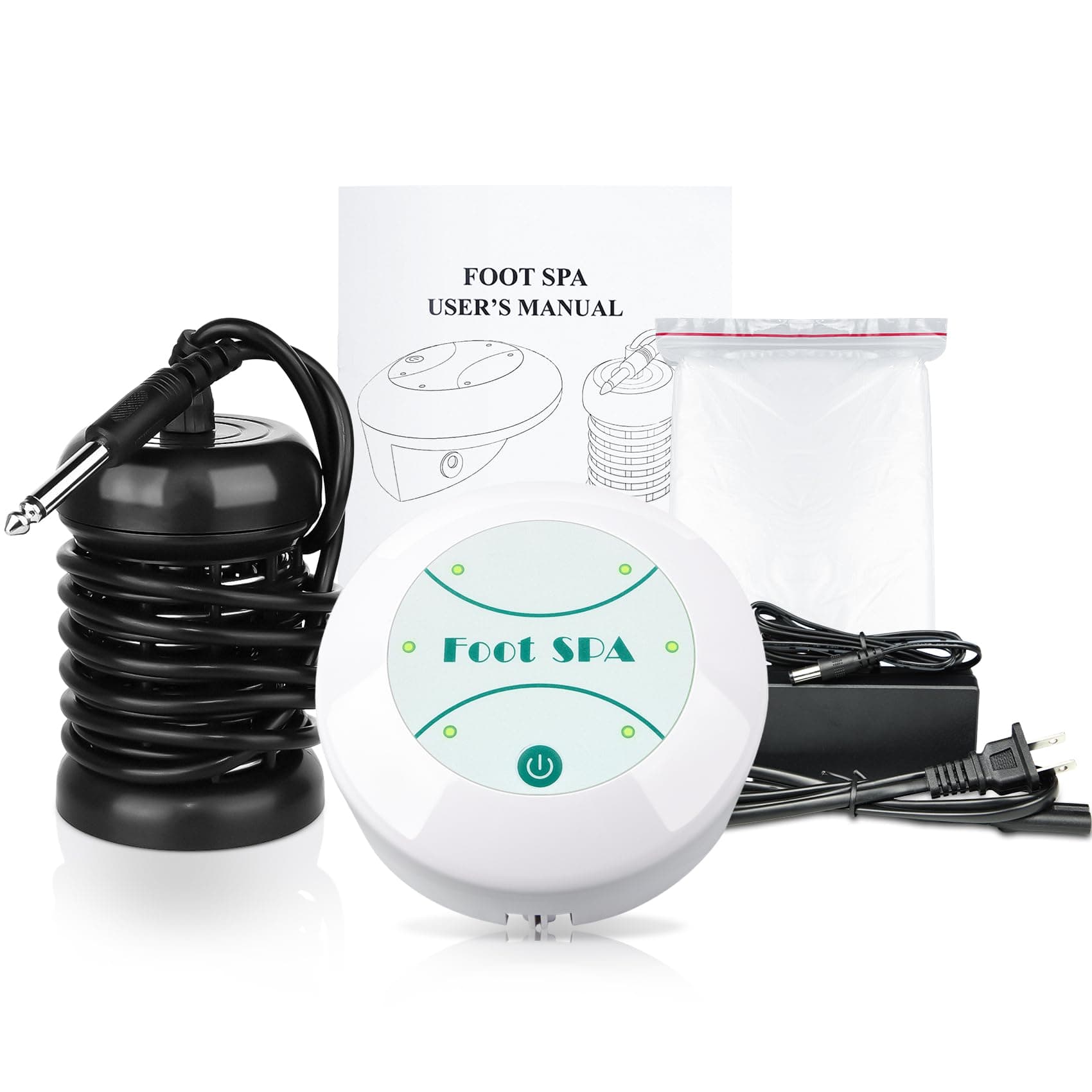Detox Foot Bath Machine, Portable Ion Ionic Cleanse Spa Machine For Home Travelling Use With 10 Liners