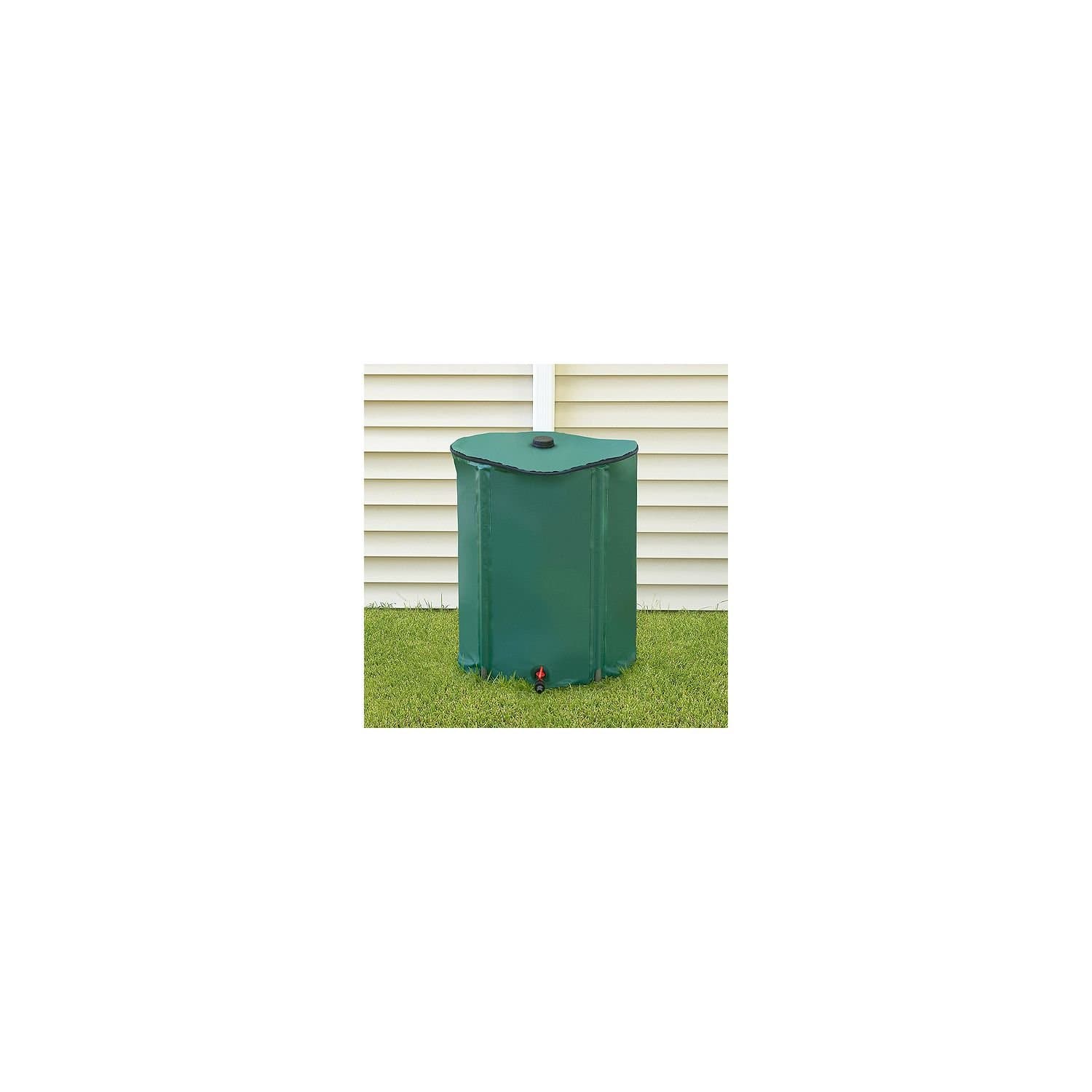 STC Collapsible Rain Barrel with Diverter, 52-Gallon