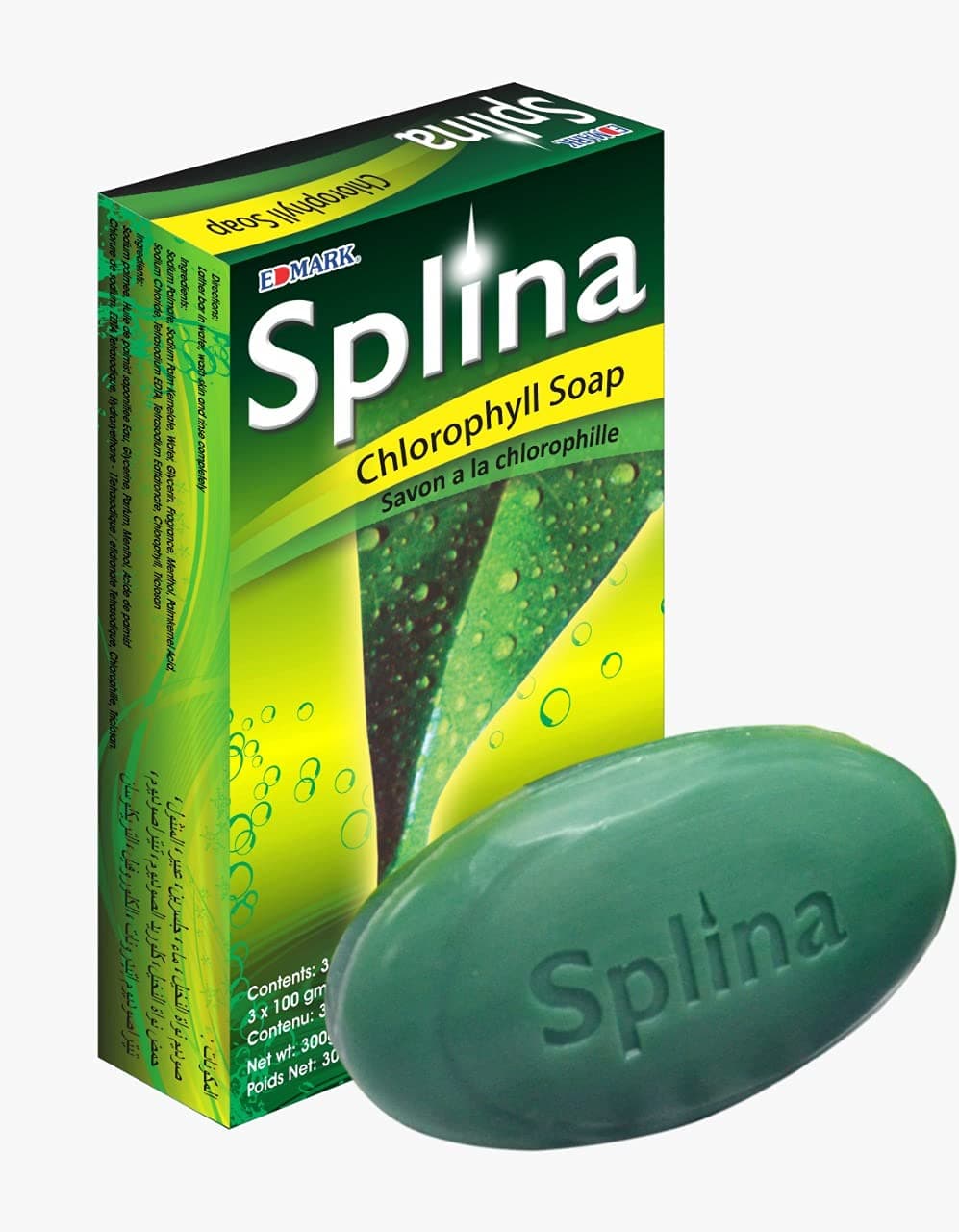 Edmark Splina Chlorophyll Soap - 3x100g