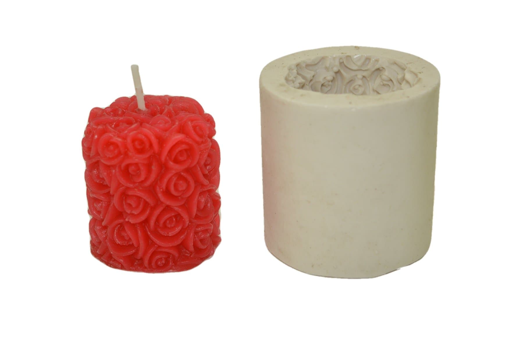 Silicone Rubber Candle Mould/Mold (Multicolour)