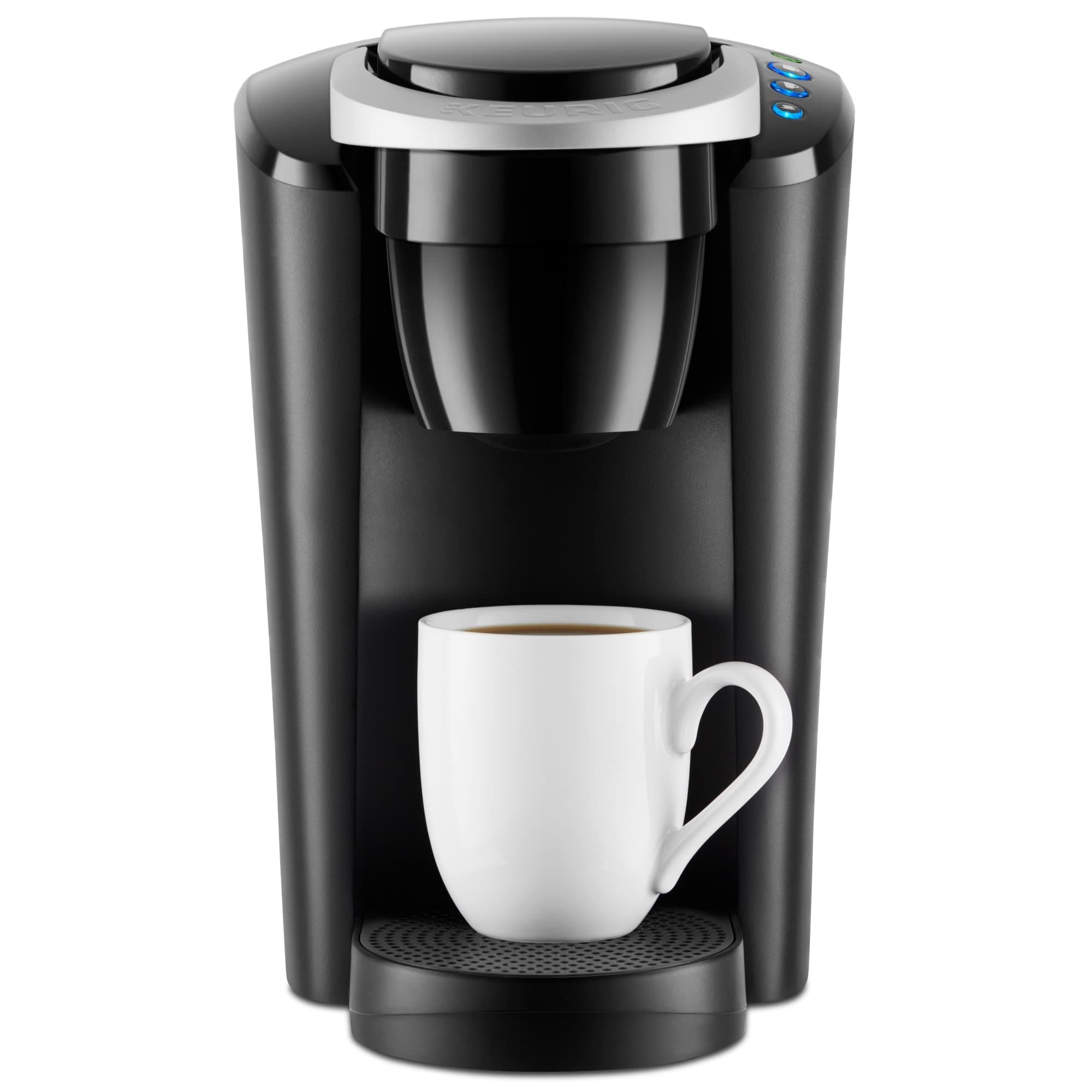 K-Compact Single-Serve K-Cup Pod Coffee Maker, with 3 Brew Sizes, Smart Start Feature, 36oz Removable Reservoir, Black