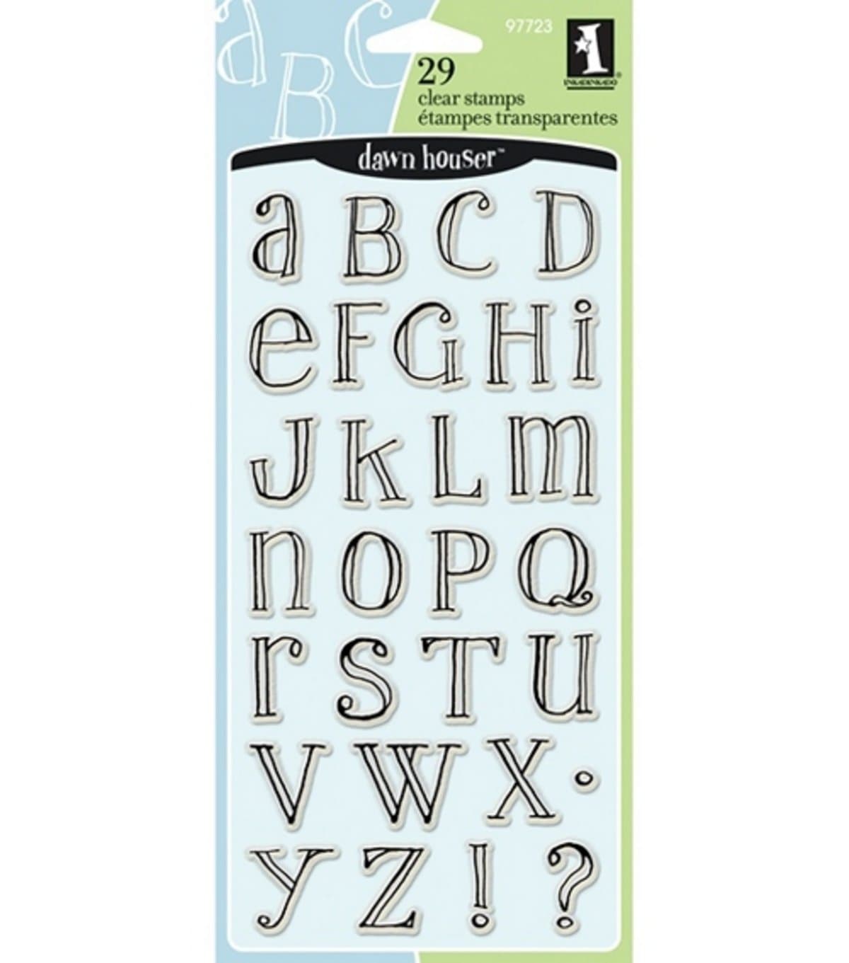 Inkadinkado Clear Stamps, Be Yourself Alpha