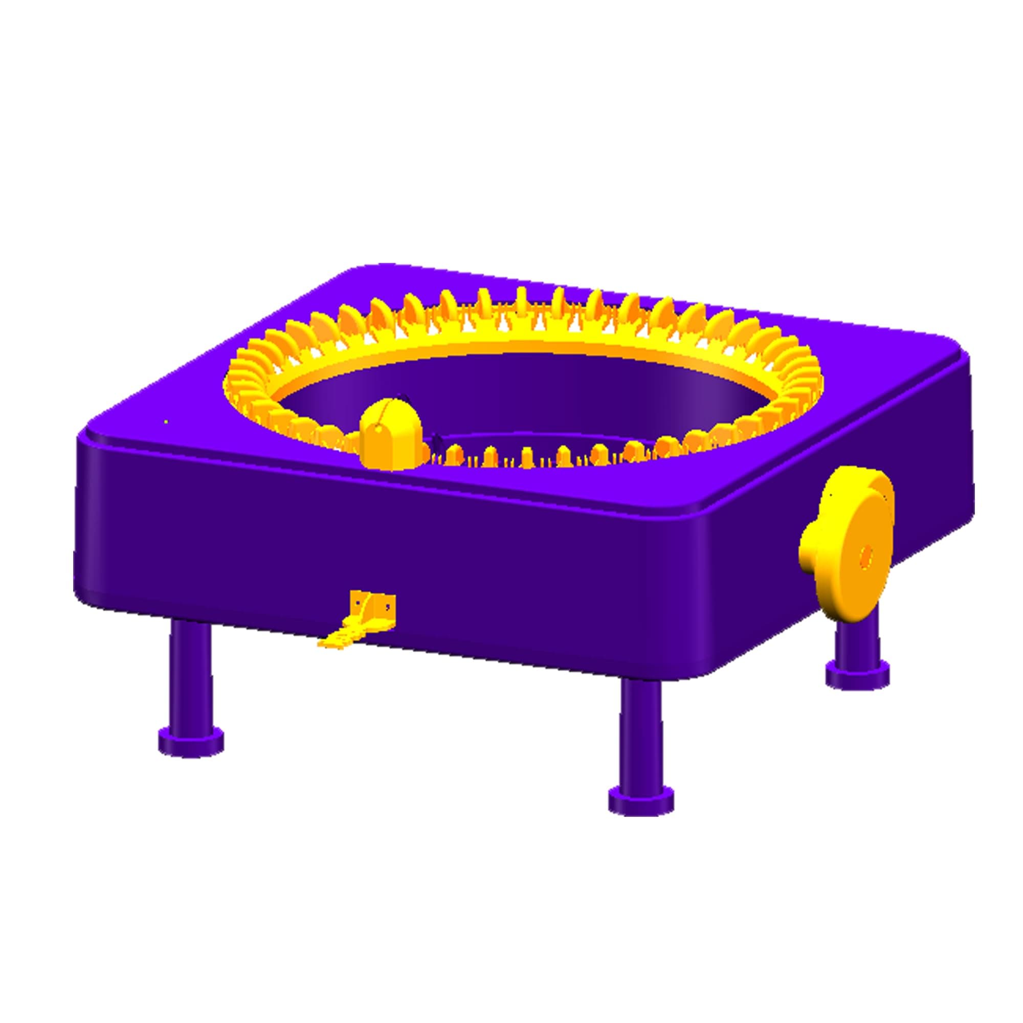 JAMIT Knitting Machine 48 Needles Loom Knitting Machine, Hand Crank Knitting Machines for Adults, Crochet Knitting Loom Machine for DIY Hat Scarf Sock