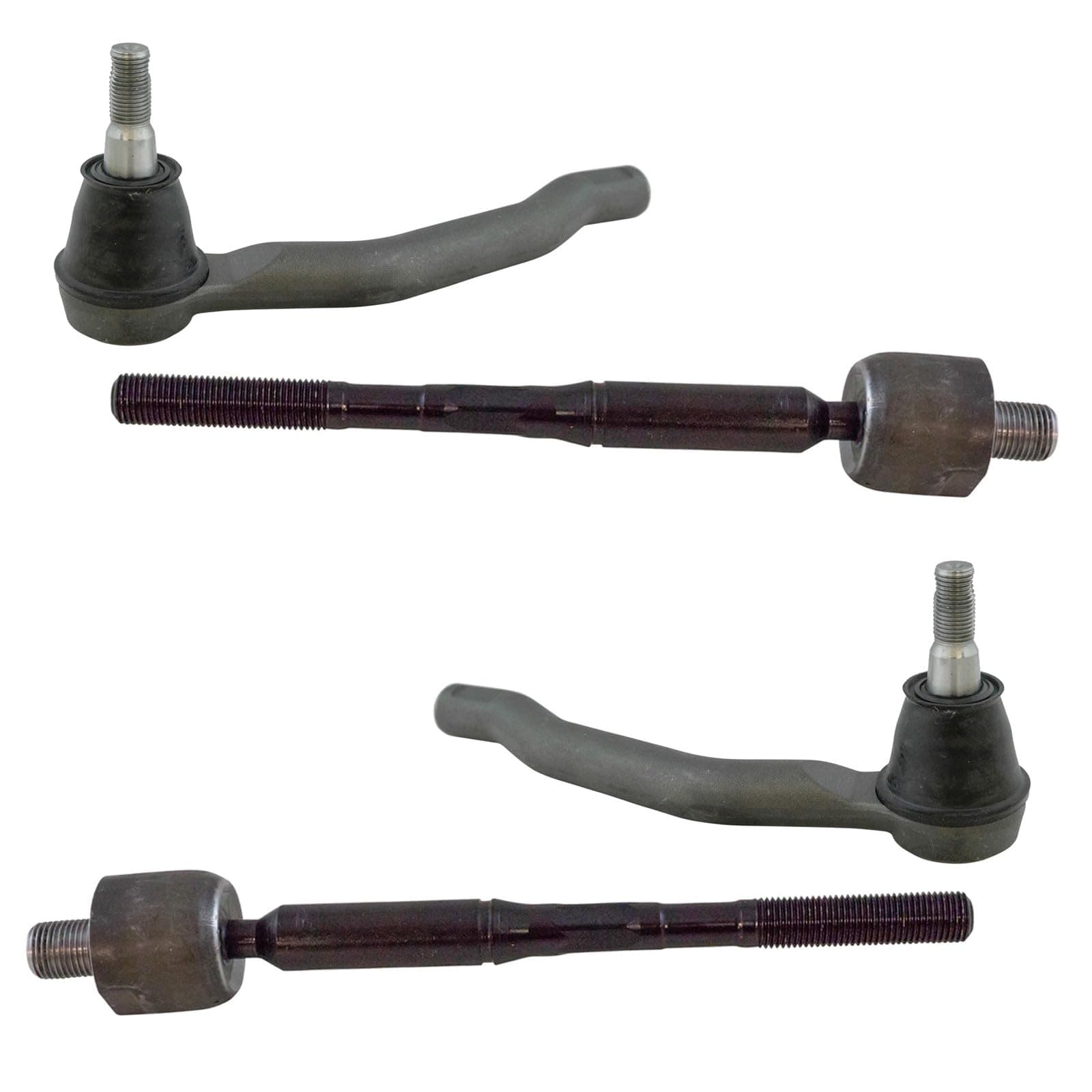 TRQ 4 Piece Inner & Outer Tie Rod Ends LH & RH Sides Compatible with Nissan Altima Maxima