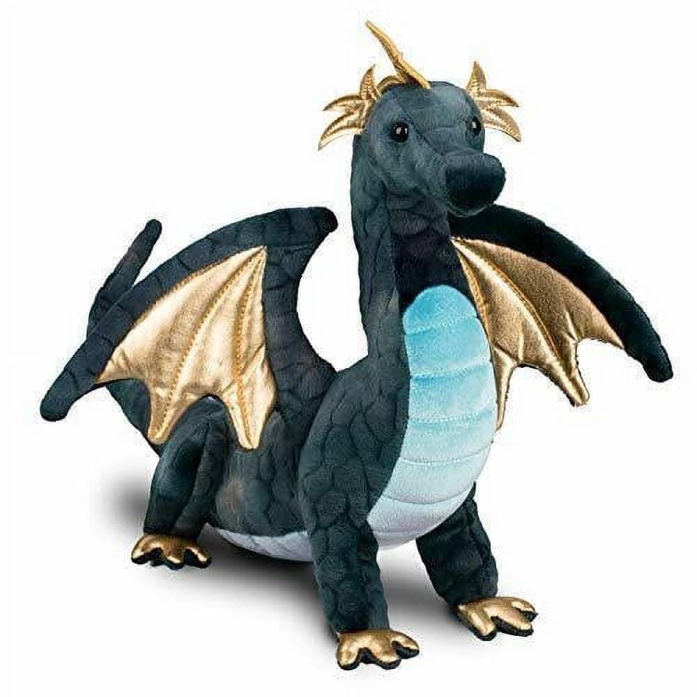 Aragon Navy Dragon Plush Stuffed Animal