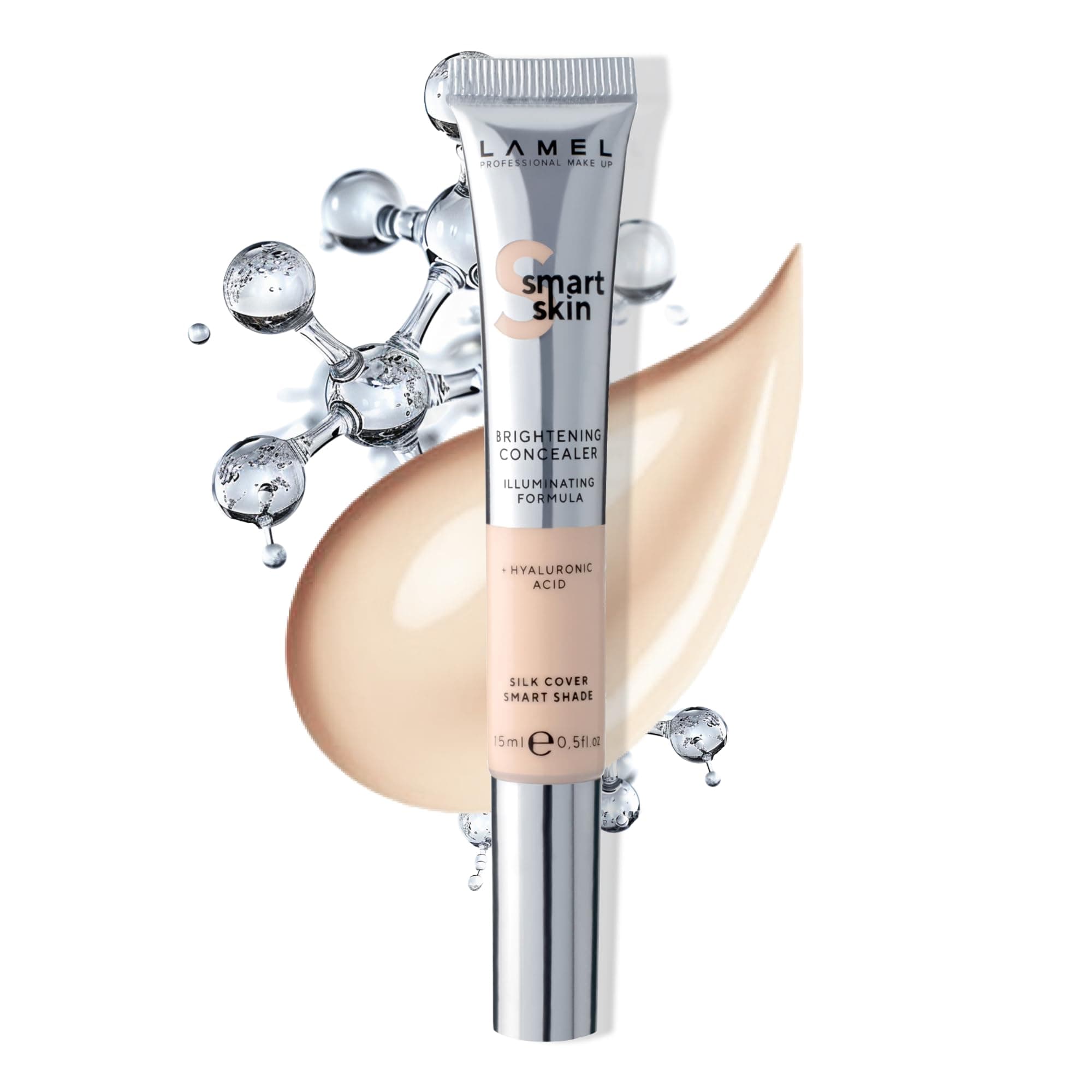 Lamel Smart Skin Brightening Concealer - Light Coverage & Fresh Base - Cruelty-free - Light Beige N. 401