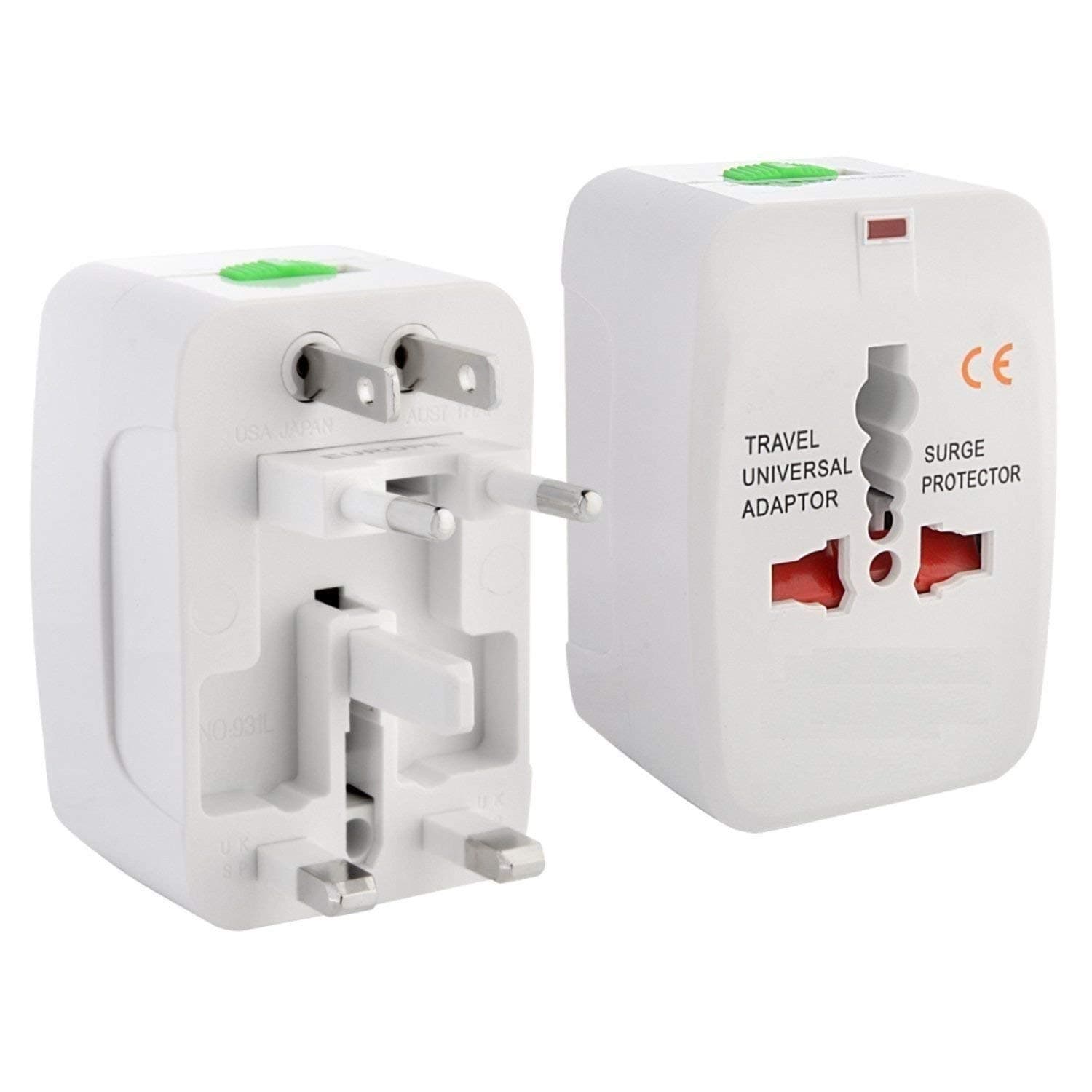 Technotech Universal All in One World Travel Adapter Surge Protector Charger Plug