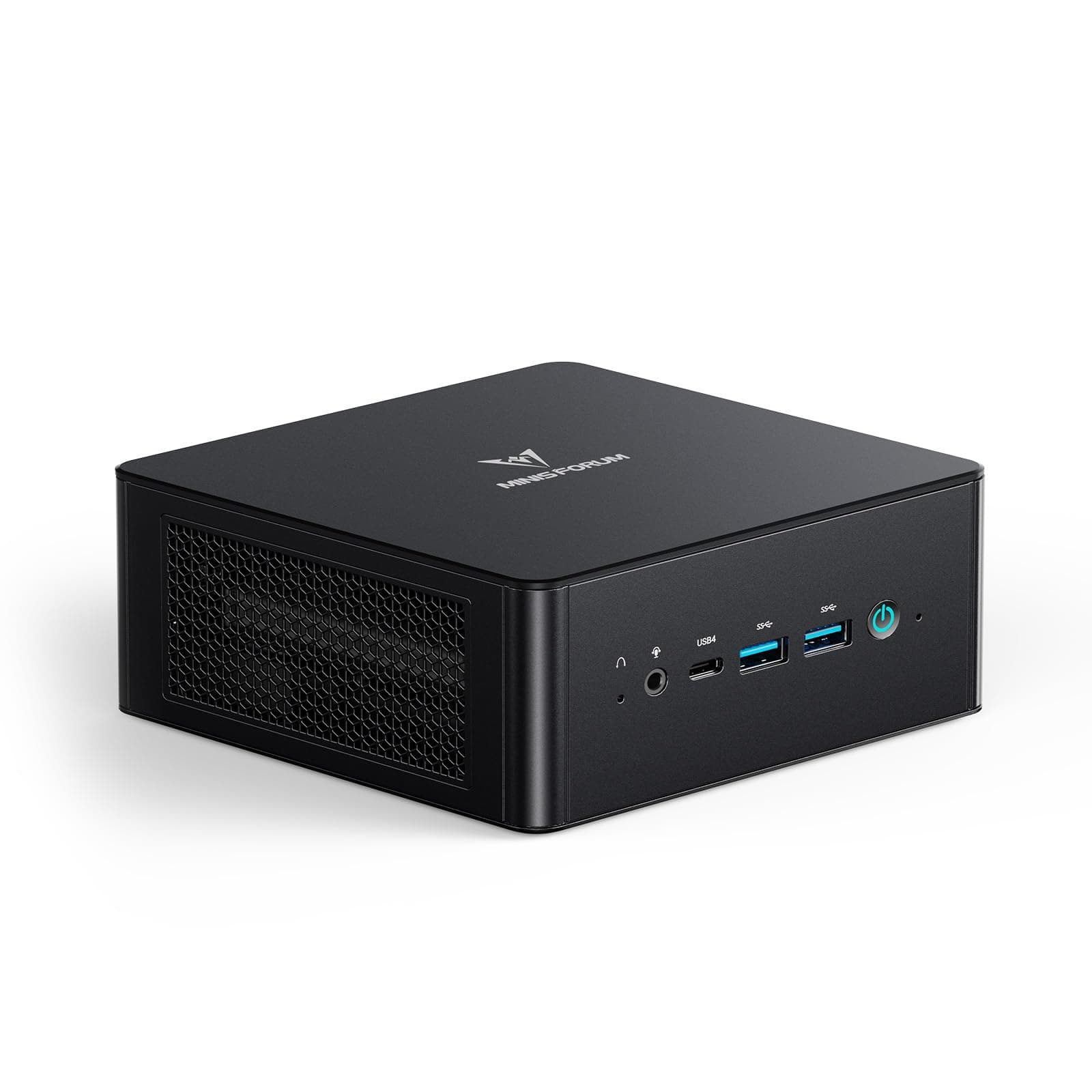 MINISFORUM UM890 Pro Barebone with Mini PC, AMD Ryzen 9 8945HS Mini Computers,8K Quad Display HDMI/DP1.4/USB4 х 2, AMD Radeon 780M/Dual LAN 2.5(NO RAM/SSD/OS)