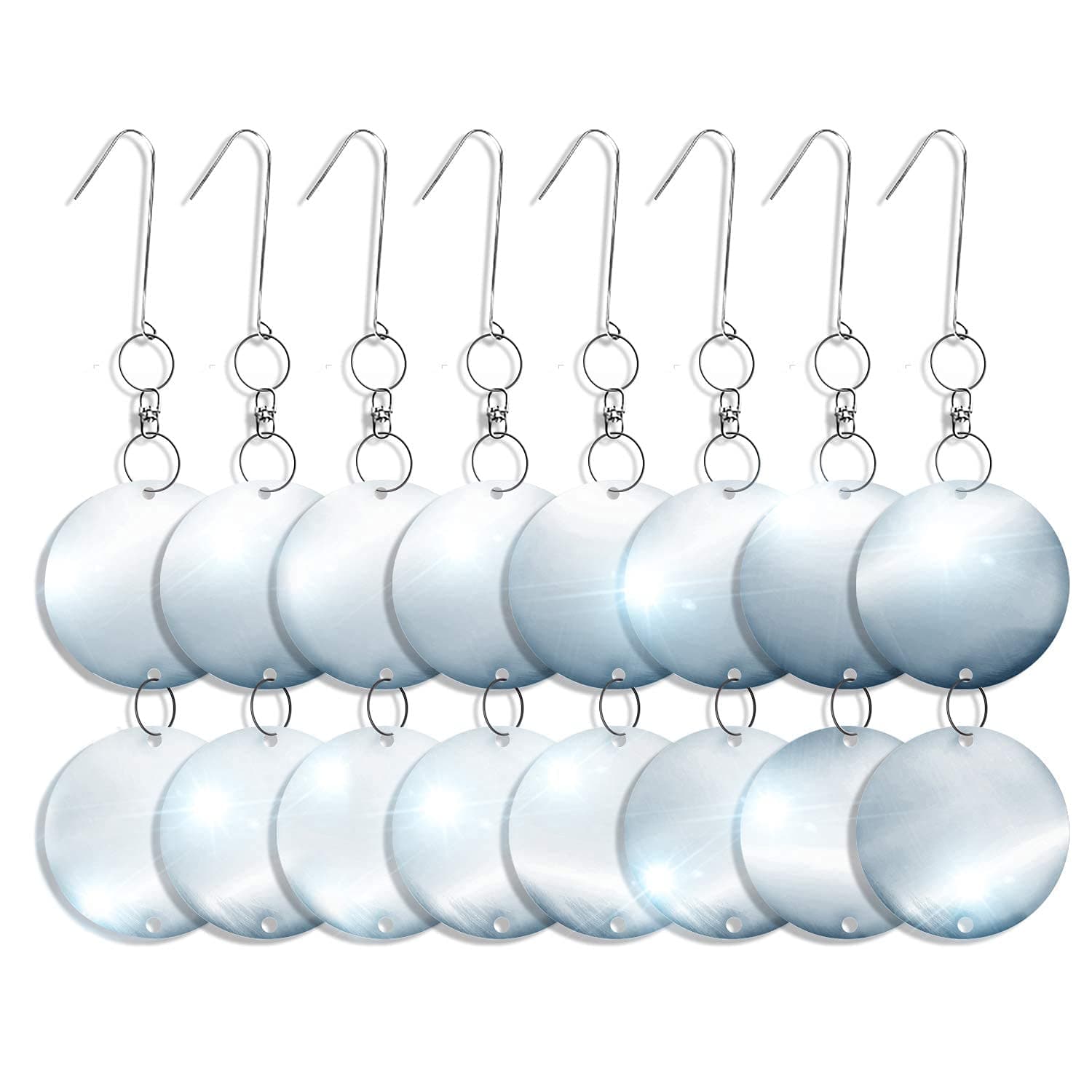 Repellent Reflective Discs to Keep Birds Away – Effective Deterrent to Repel and Control Woodpeckers, Pigeons, Crows, Hawks and Other Pests – works with Scare Devices like Netting, Scare Tape