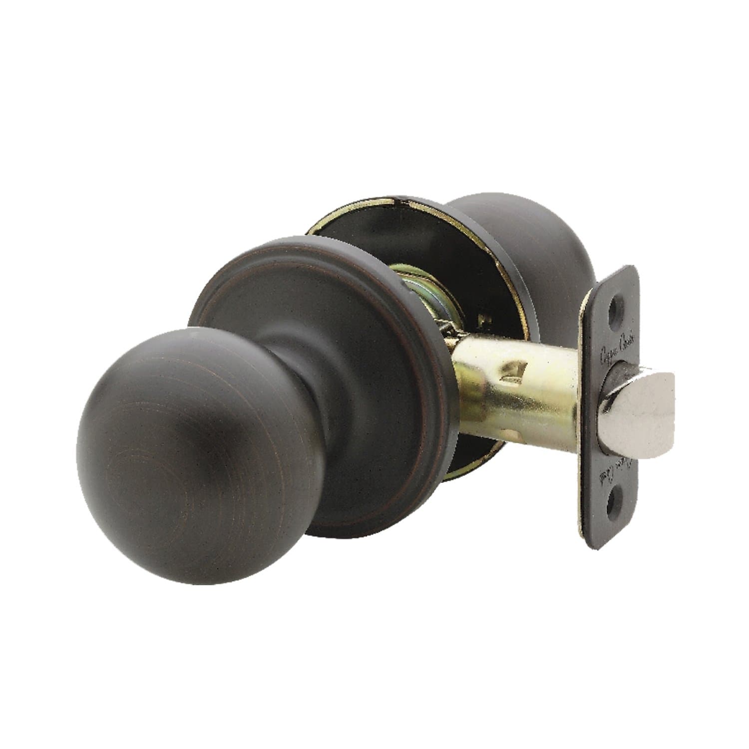 Copper Creek BK2020TB Ball Door Knob, Passage Function, 1 Pack, in Tuscan Bronze